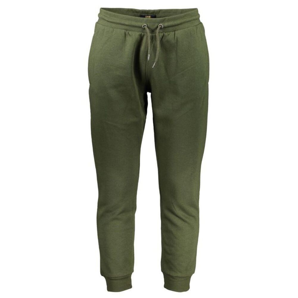 Cavalli Class Joggers Drawstring Waist Men Green Bottoms